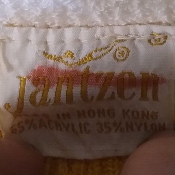 Vintage Jantzen Color Block Cardigan Sweater - Picture 5 of 10